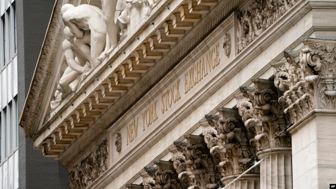 FILE - The New York Stock Exchange operates during normal business hours in the Financial District, in the Manhattan borough of New York, Oct. 13, 2021. 