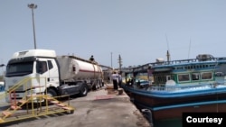 توقیف یک کشتی حامل سوخت قاچاق توسط ایران (آرشیو)