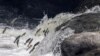 Pearl mullets, an endemic fish species, try to jump over a small waterfall as they swim upstream to lay their eggs in the fresh waters of Deli Cay River, rather than the highly carbonated waters of Lake Van, near the Turkish town of Ercis, in the Van Prov