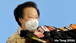 基本法委員會副主任譚惠珠表示，李家超的政綱務實，她認為香港需要告別過去”議而不決、決而不行”的年代。(美國之音 湯惠芸)