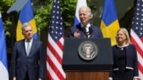 El presidente de EE. UU., Joe Biden, pronuncia declaraciones 