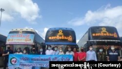 နှစ်နိုင်ငံ MOU အရ ထိုင်းဘက်ကို တရားဝင် မြန်မာ လုပ်သားတွေ စေလွှတ်