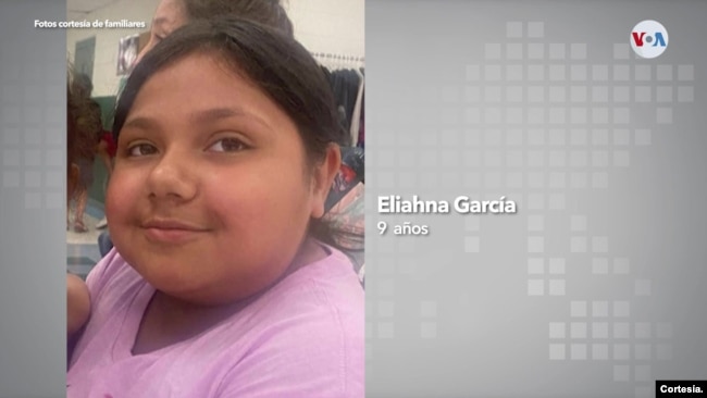 Eliahna García, 9 años.