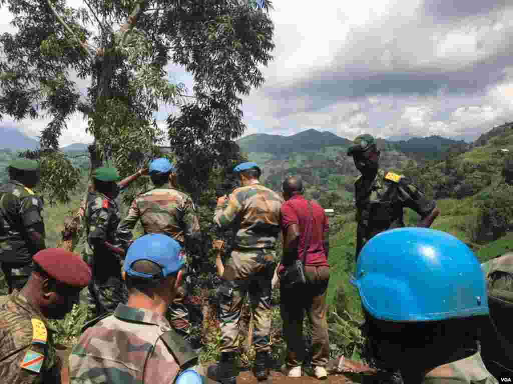 The Joint Congo army and UN Organization Stabilization Mission in the DRC (MONUSCO) crackdown on M23 rebels. Photo by Austere Malivika.