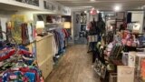 Underground Vintage in Lewes, Delaware. Any clothes not sold out of the store is repurposed. (Dan Novak/VOA)
