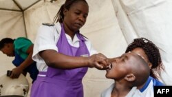 Campagne de vaccination à Harare en 2018