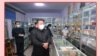North Korean leader Kim Jong Un during an on-site inspection of local pharmacy, May 15, 2022. Photo: Korean Central News Agency
