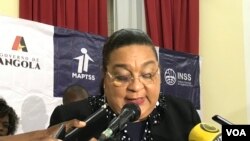 Teresa Dias Rodrigues, ministra da Administração Pública, Trabalho e Segurança Social, Angola