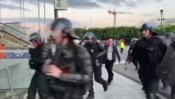 Riot Police Rush into Stadium Hosting Champions League Final 