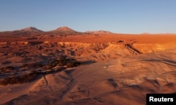 A general view of the Chajnantor vineyard, owned by Samuel Varas, in the Zapar sector of San Pedro de Atacama, Chile, Chile May 17, 2022. (REUTERS/Rodrigo Gutierrez)