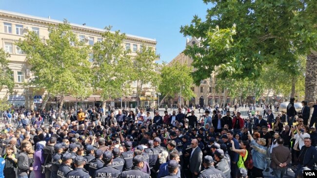 Bakıda aksiya keçirilib