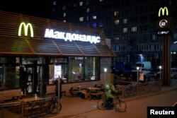 This file photo shows a McDonald's restaurant in Saint Petersburg, Russia, on March 8, 2022. (REUTERS/Anton Vaganov)