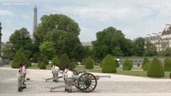 Cannons Boom as Macron Sworn in for Second Term as President 