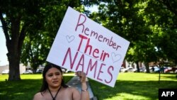 The day after the May 24, 2022, mass shooting at Robb Elementary School in Uvalde, Texas, a local resident urges the community to remember the children and teachers who were killed.