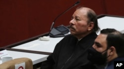 ARCHIVO. Daniel Ortega en un foro pasado en Cuba. Reuters
