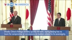 VOA60 America - President Biden Says US Would Defend Taiwan If China Invades