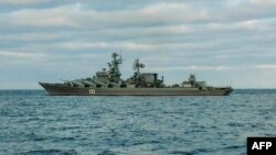 Moskva Russian cruiser.
RUSSIA-UKRAINE-DEFENCE-CONFLICT