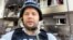 US-based journalist Ruslan Gurzhiy pictured in Irpin, Ukraine, on May 12, where he is covering the aftermath of a Russian bombardment. (Photo courtesy: Ruslan Gurzhiy)