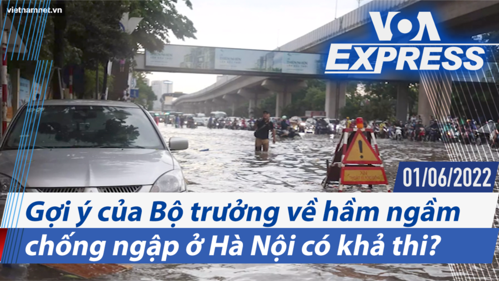 Gợi ý của Bộ trưởng về hầm ngầm chống ngập ở Hà Nội có khả thi? | Truyền hình VOA 1/6/22