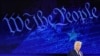 Presiden AS Donald Trump bersiap memberikan pidato pada acara pertemuan dengan masyarakat di Philadelphia, Pennsylvania, yang ditayangkan secara nasional oleh stasiun televisi ABC News, 15 September 2020. (REUTERS / Kevin Lamarque)
