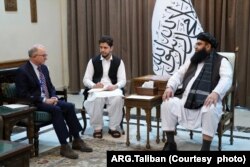 Pelapor Khusus PBB Richard Bennett bertemu dengan pemerintah Taliban. (Foto: Taliban)