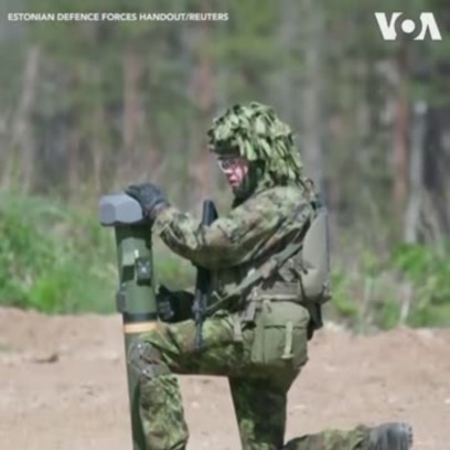 Воена вежба на армијата на Естонија