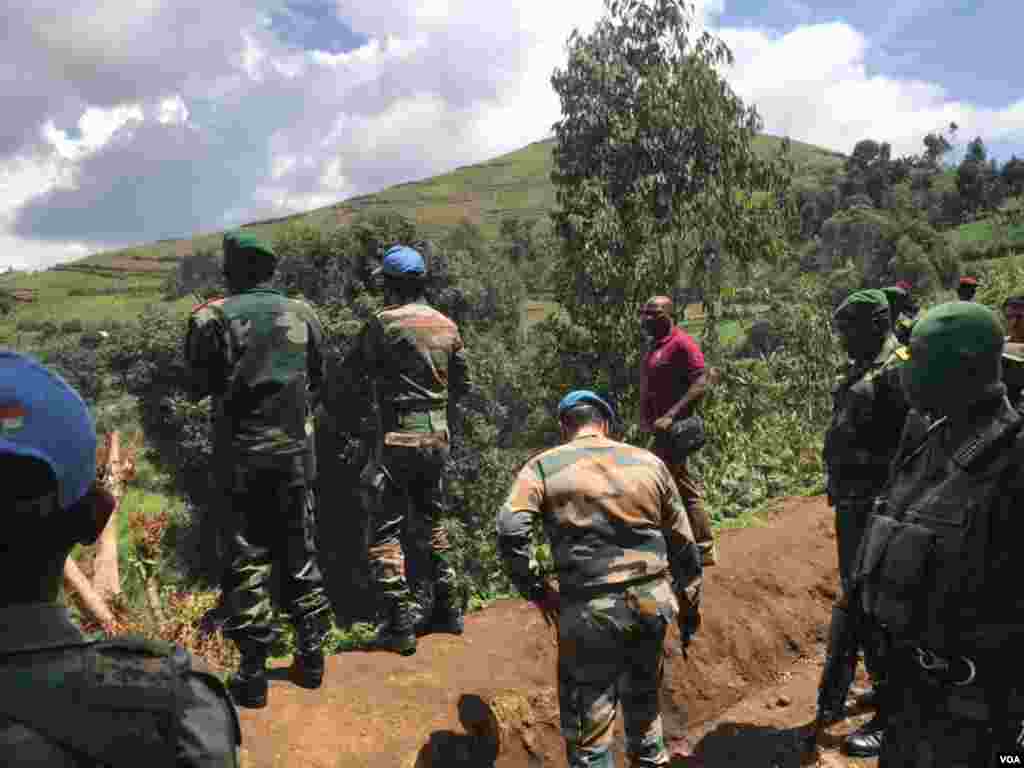 The Joint Congo army and UN Organization Stabilization Mission in the DRC (MONUSCO) crackdown on M23 rebels. Photo by Austere Malivika.