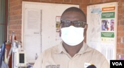 Dr. Cephas Fonte, the Mutasa district medical officer where the measles outbreak was discovered last month, says more than 100 children are being treated for the infectious viral disease which causes a fever and a red rash. (Columbus Mavhunga/VOA)