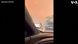 Wildfire Smoke Turns California Skies Orange 