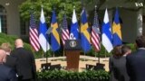 Cовместная пресс-конференция президента Байдена и лидеров Швеции и Финляндии 
