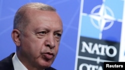 土耳其总统埃尔多安2021年6月出席北约峰会（路透社）