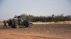 A detachment of anti-jihadist Special Forces elements "Almahaou" (Tourbillon) patrol on November 6, 2021 in the Tillaberi region (western Niger), the scene of deadly actions by suspected jihadists since the beginning of the year.
