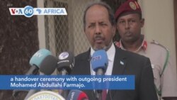 VOA60 Africa - Hassan Sheikh Mohamud officially became the new president of Somalia