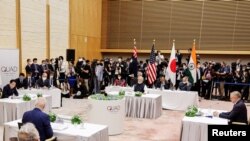 印太安全四方机制峰会2022年5月24日在东京召开。（路透社）