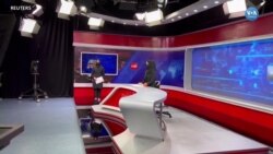 Afgan Kadın Sunucular Yüzlerini Kapadı