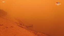 Նարնջագույն փոշու հաստ շերտը ծածկել է Բաղդադը, քանի որ ապրիլի կեսերից ութերորդ փոշու փոթորիկը հարվածում է Իրաքին