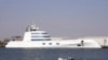 The 118-meter (387-foot) Motor Yacht A belonging to Russian oligarch Andrey Melnichenko is anchored in the port of Ras al-Khaimah, United Arab Emirates, Tuesday, May 31, 2022.
