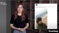 Valeria Yehoshyna, periodista de Skhemy o Schemes, aparece en esta captura de pantalla sin fecha.
