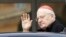 FILE - Cardinal Angelo Sodano arrives for a meeting at the Vatican, Friday, March 8, 2013.
