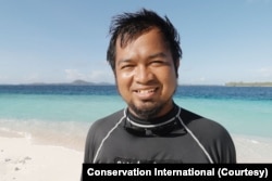 Edy Setyawan, pakar pari manta dari Conservation International (Dokumentasi: Conservation International)