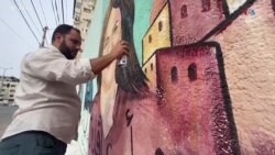 Նազարեթ քաղաքի նկարիչները հարգանքի տուրք են մատուցել «Al Jazeera»-ի լրագրող Շիրին Աբու Աքլեյին՝ նկարելով սպանված լրագրողի քաղաքի պատերին.