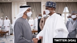 Buhari da Sheikh Mohamed bin Zayed Al Nahyan