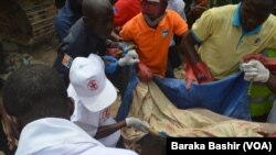 Scene of explosion at Sabon Gari, Kano