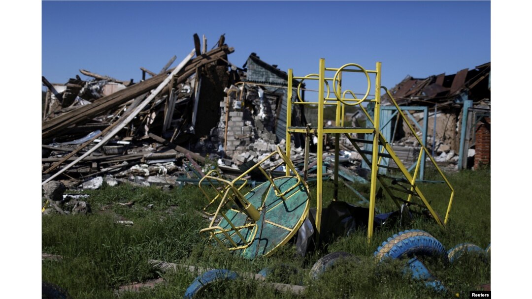 Xarkov yaqinidagi manzara, Ukraina, 5-may, 2022