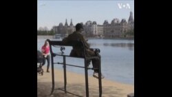 丹麦超高长椅期待引起人们对海平面上升的关注 