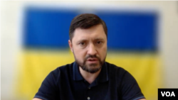 Screenshot of Mariupol Mayor Vadym Boychenko during a video interview with VOA's Ukrainian Service.