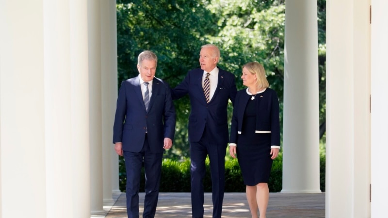 Biden Backs Sweden, Finland'S Bid To Join Nato