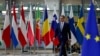 Polish Prime Minister Mateusz Morawiecki arrives for the second day of a European Union leaders summit in Brussels, Belgium, May 31, 2022.