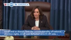 VOA60 America - Senate Democrats Lose Effort to Codify National Abortion Rights
