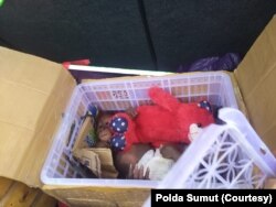 Satu individu bayi orang utan Sumatra yang disita polisi dari pelaku perdagangan satwa dilindungi di Sumatra Utara. (Courtesy: Polda Sumut)